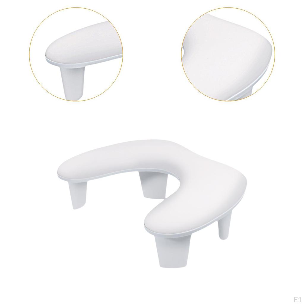 Manicure Arm Rest ,Manicure Nail Tool ,U Shaped, Station ,Soft, Hand Pillow Armrest for