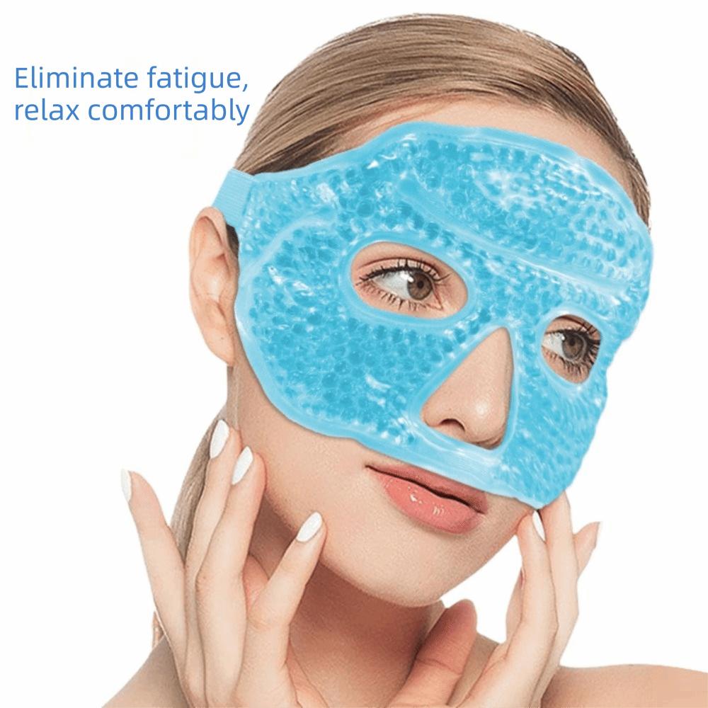 Gel Beads Compress Ice Gel Eye Face Mask Cold and Hot Heat Reusable Sleeping Ice Pack Skin Care Tool Face Ice Bag SPA