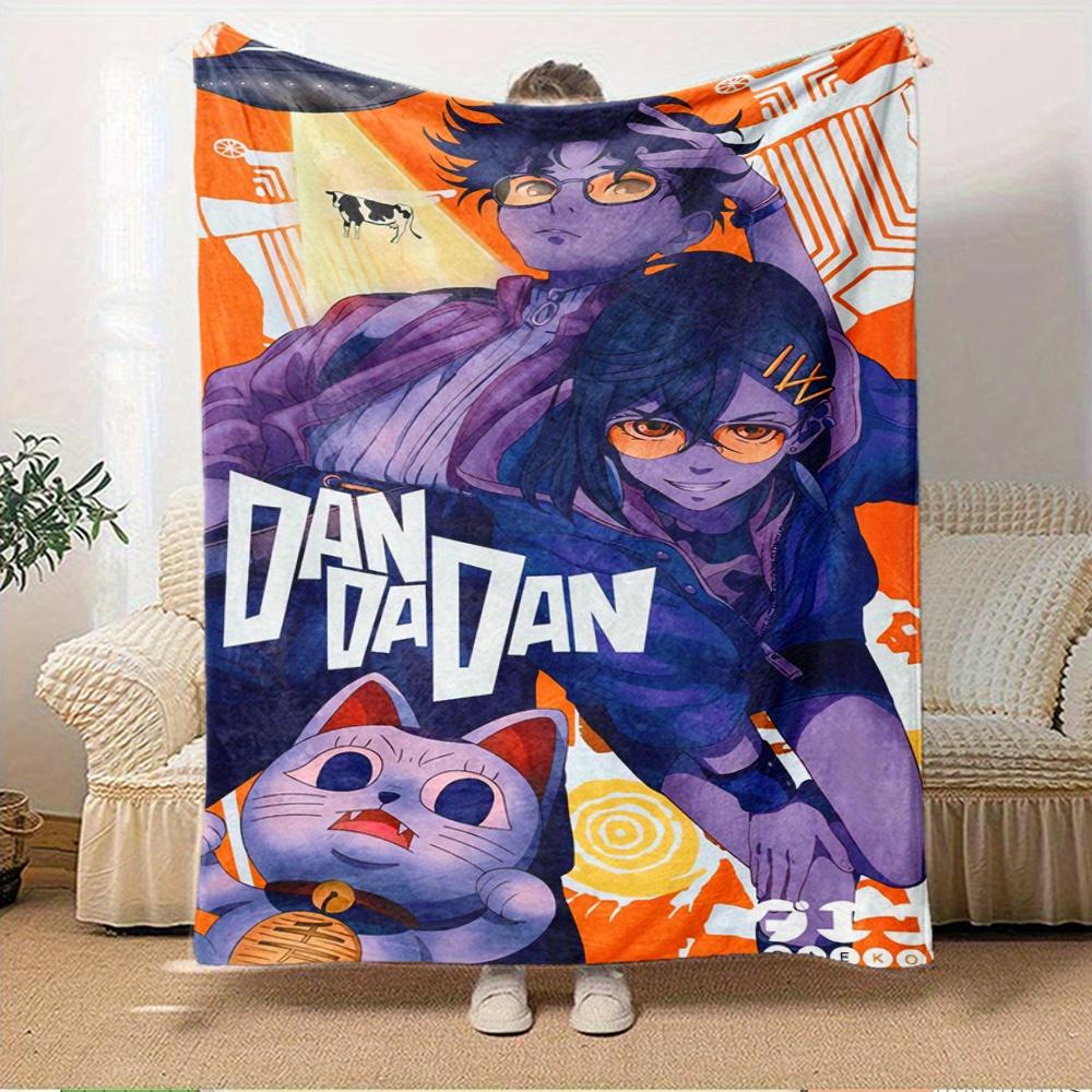 

1pc Dandan,Alien,CatDigital Print Fleece Blanket - Contemporary Style, Suitable for All Seasons, Perfect for Home, Travel, or Camping - Mach 150x180cm