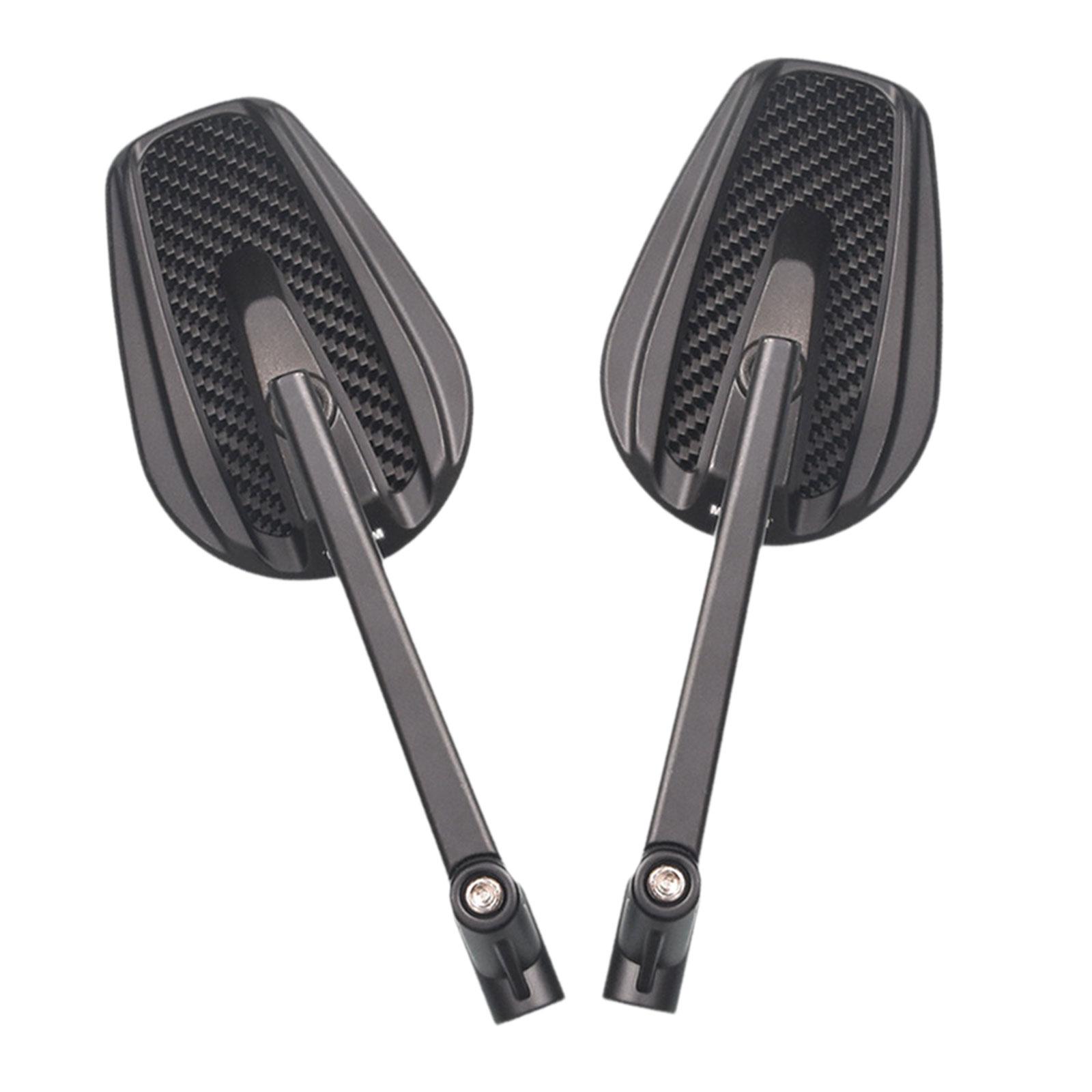 

Аксессуары для модификации зеркал заднего вида, подходят для винтов M8 M10, зеркала из углеродного волокна, левые и правые, для скутеров, мотоциклов