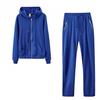 2025 Fall/Winter Women's Casual Solid Color Sportswear: Zipper Pocket Two-Piece Set