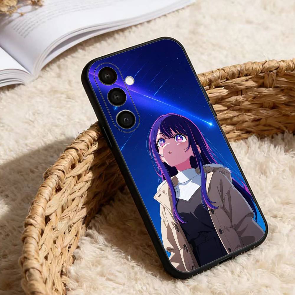 Anime O-Oshi No Ko Phone Case For Samsung Galaxy A91,80,73,72 ,71,53,52,32 ,31,22,21s,20,Soft Black Case