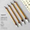 He San She Fuguang Mixed Hair Calligraphy Brush for Beginners - Soft Bristle, Regular Script