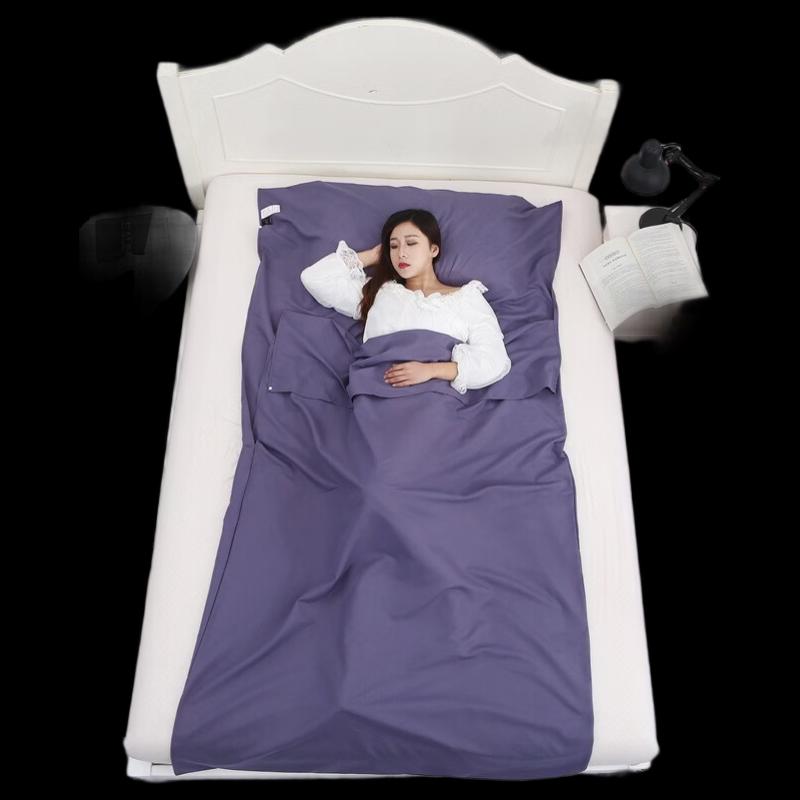 OEING Portable Double Sleeping Bag for Travel & Hotel
