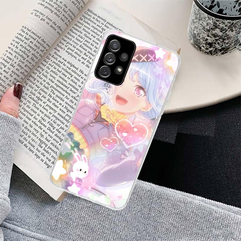 Милый чехол для телефона Girl BanG Dream для Samsung Galaxy S10 S21 S22 Plus Ultra A91 A51 A21S A12, прозрачный чехол для телефона Galaxy S30