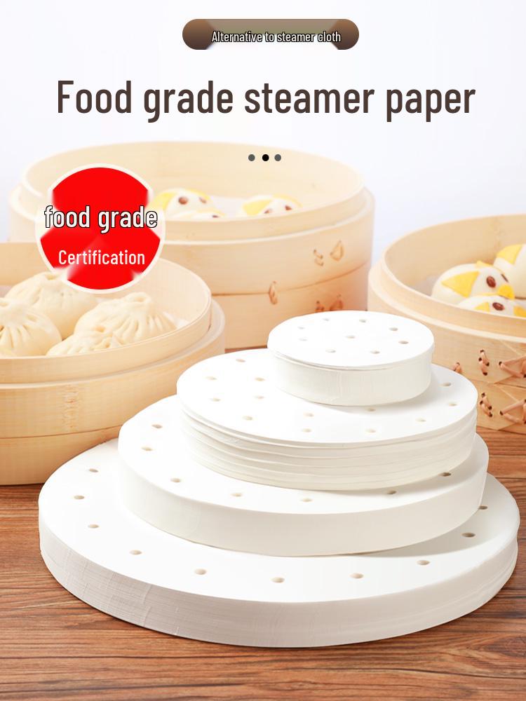 Disposable Non-Stick Steamer Mat for Baozi and Buns