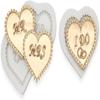 2pcs Silicone Wedding Chocolate Molds White Wedding Candy Molds Heart Fondant Molds  Cake Decorating