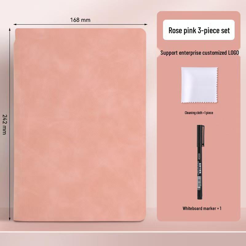Portable A5 Erasable Whiteboard Notebook - Small Desktop Message & Memo Board