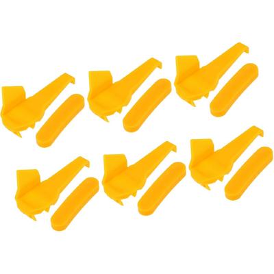 6 Sets Bandenwisselaar Plastic Inzetstuk Banden Demonteren Kop Bandenmachine Beschermer Wiel Zijbeschermer voor Montage Demontage Eendenkop Bandenreparatie