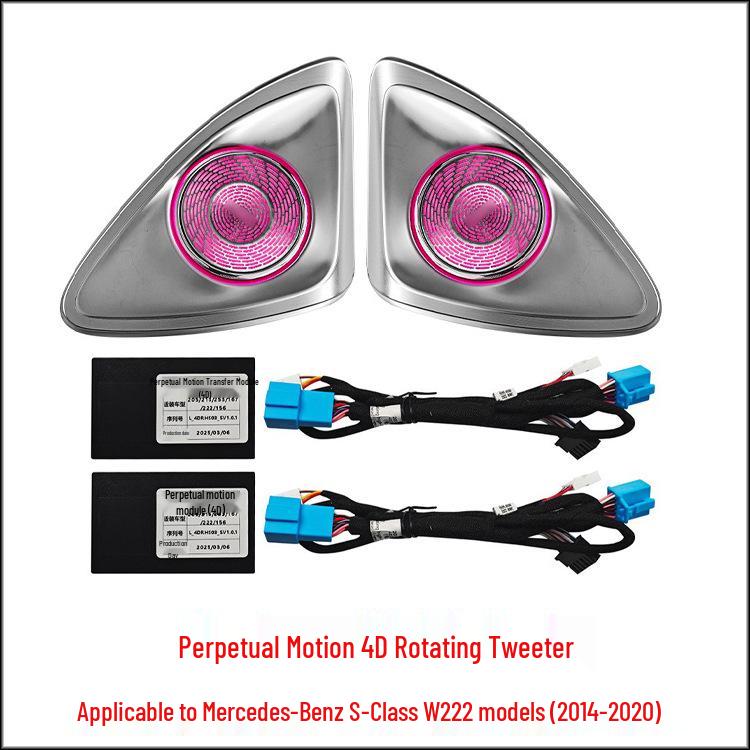 Поворотная крышка твитера Mercedes-Benz S-Class W222/W223 с 64-цветной подсветкой салона 64 colors
