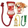 Pet Chew Toy Rope Knot Puppy Bite Resistant Interactive Toys Dog Chewing Toys Teeth Cleaning Interactive Pet Plush Toy