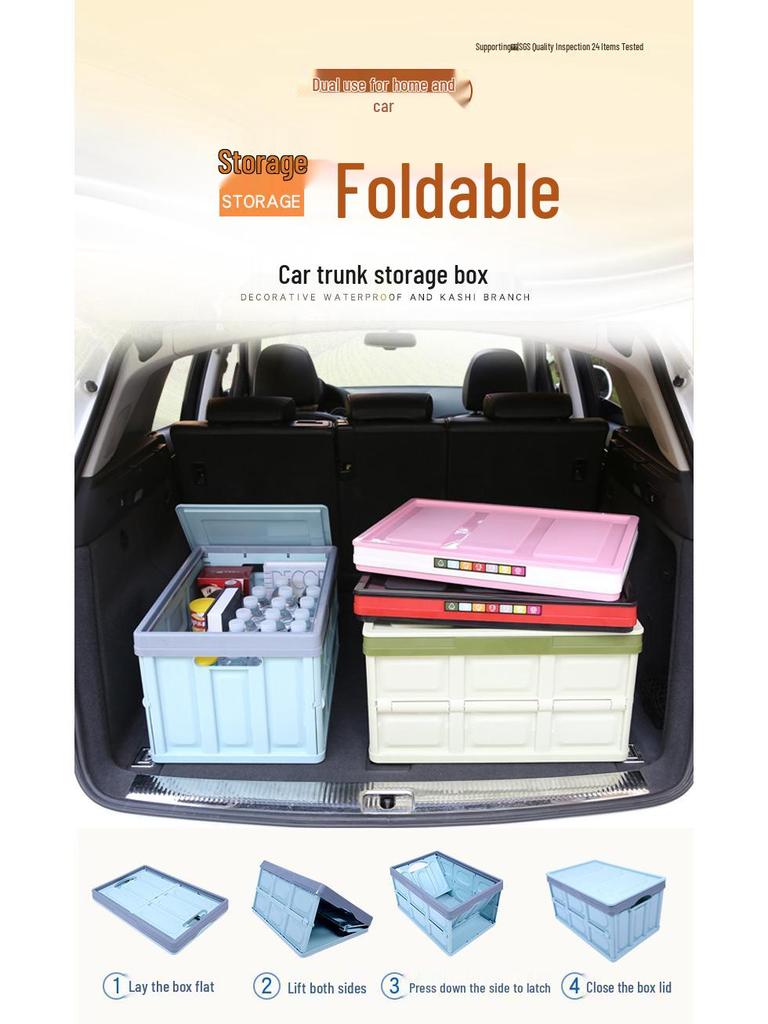 Multifunctional Folding Storage Box: Compact Camping Wardrobe & Household Organizer