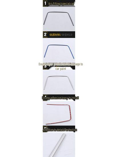 17 K2 Center Console Storage Box Trim: Decorative Bright Strip & Glove Box Patch