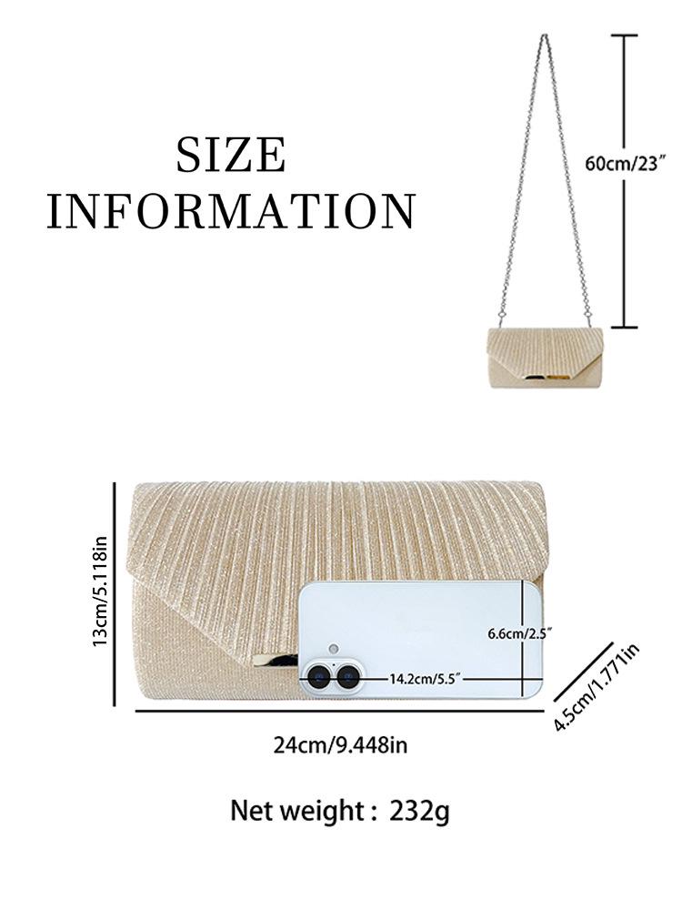 Women's Elegant Cross-Border Envelope Clutch - Chic Party & Banquet Handbag
