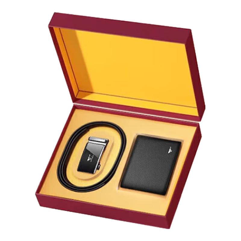 

Septwolves Men s Leather Belt & Wallet Gift Set 120cm
