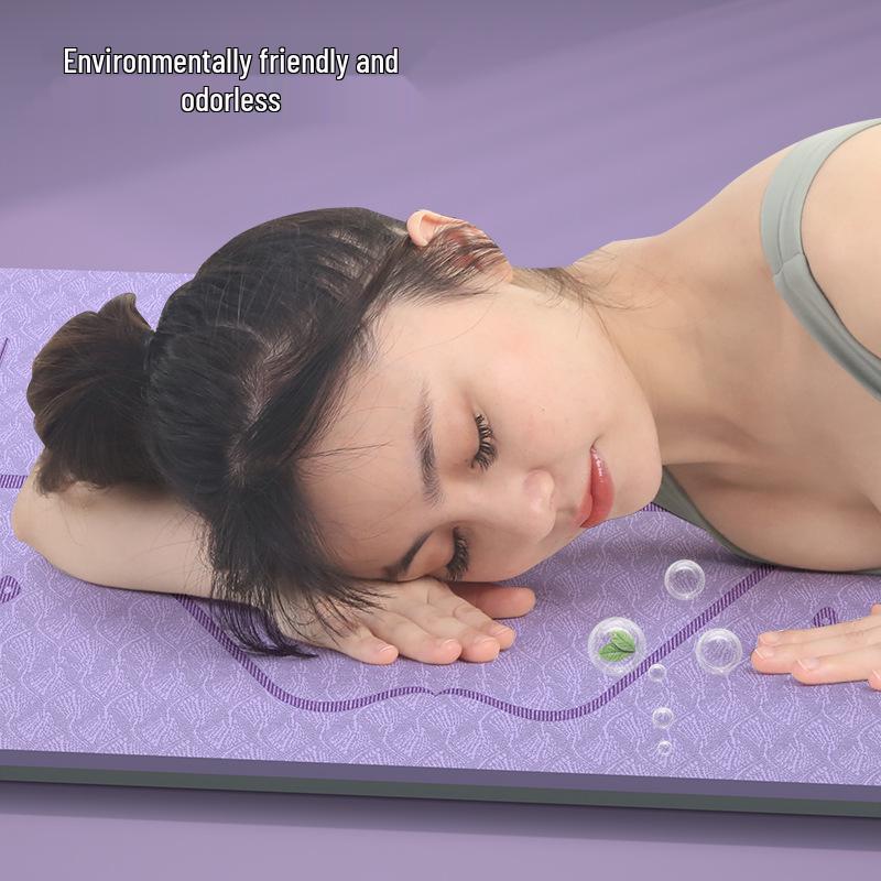 Thick Non-Slip Yoga and Dance Mat with Jump Rope