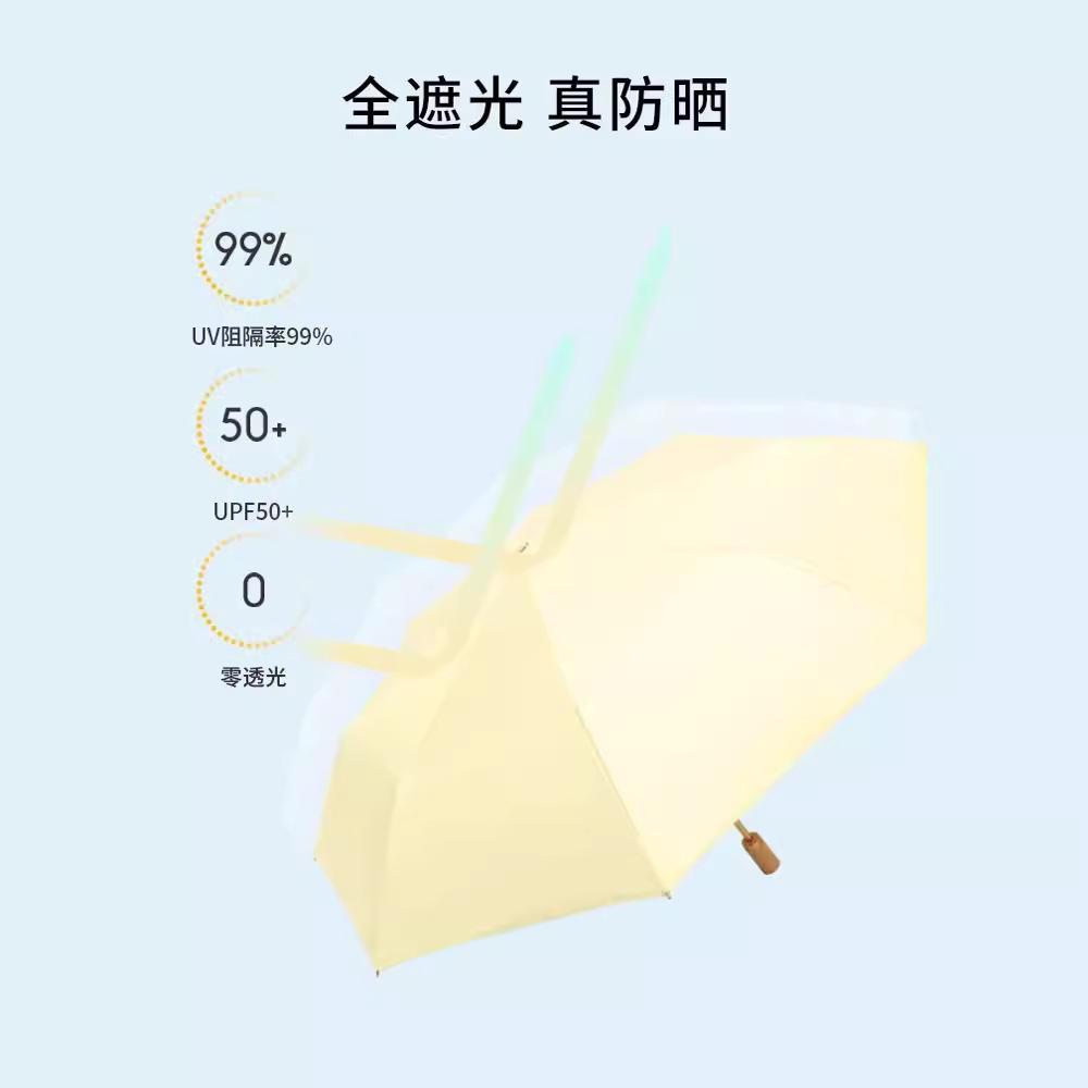 Color glue sun umbrella female sunscreen UV protection advanced sense student umbrella dual-purpose parasol folding