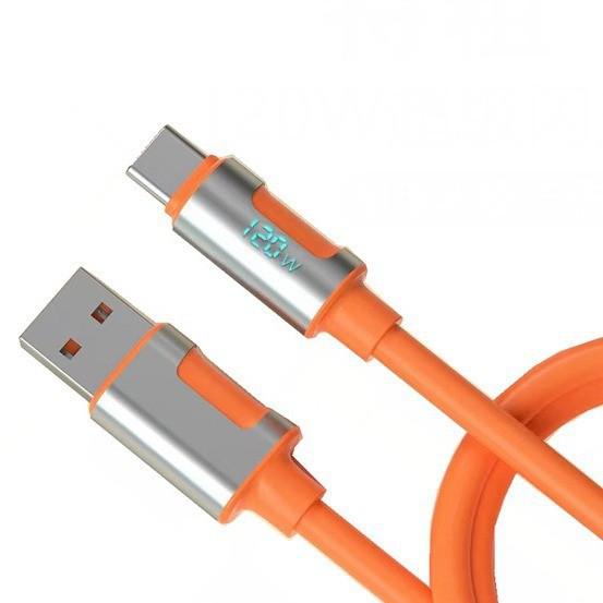 

120W Fast Charging Type-C Cable for Android - Compatible with nova, vivo, OPPO 60W 1m (Type-C Cable)