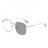 Stylish Oversized Frame Photochromic Lens Reading Eyeglasses Women Anti-UV Sunglasses Blue Light Blocking Prescription Lenses Diopter+2.25