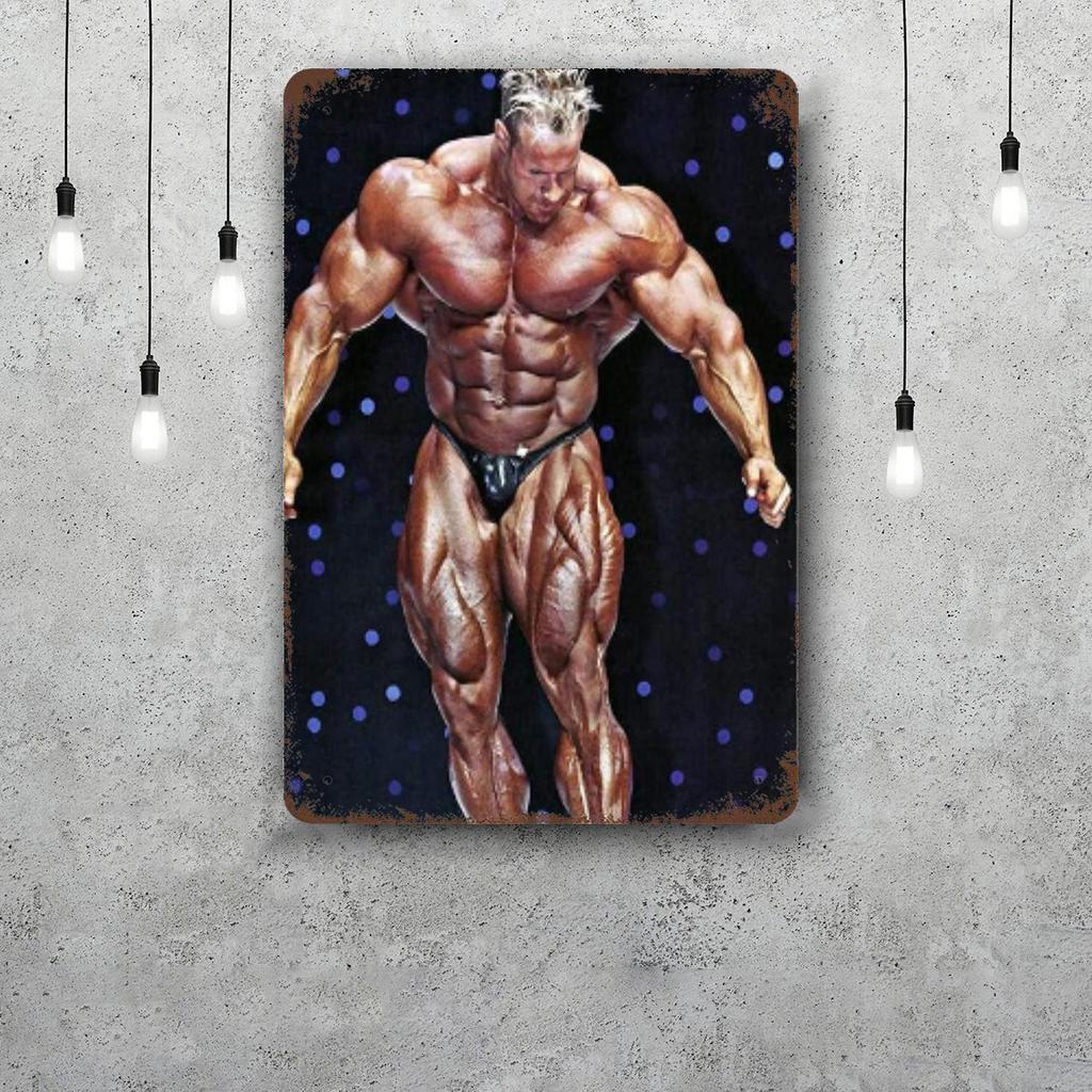 Jay Cutler Bodybuilder Vintage Metal Tin Signs Posters Decor Retro Metal Plaque Wall Art Decor for Garage Bar