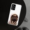 Cute Pug Dog Phone Case Cover For Samsung Galaxy A12 A22 A32 A52 A72 A02S A51 A50S A31 A20S A10S Note 20 Ultra 10 Plus Galaxy A5