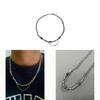 Modern Stainless Steel Pendant Necklace For Men And Women With Unique Handmade Craft
