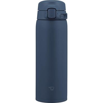 Zojirushi Vacuum Insulated Bottle SU-BA48AM-AD 480ml Dishwasher Safe Seamless Spout Lightweight Compact Keeps Cold and Hot Navy One-Touch Mug