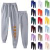 Ladies' Printed Unisex Casual Pocket Drawstring  Pants