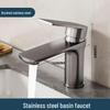 MiLing Matte Black Single Cold Water Basin Faucet
