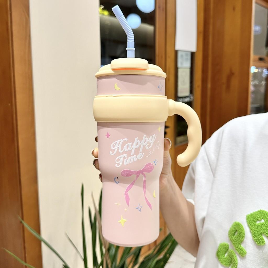 Giant Insulated Travel Mug With Handle For Office And Outdoor Use
