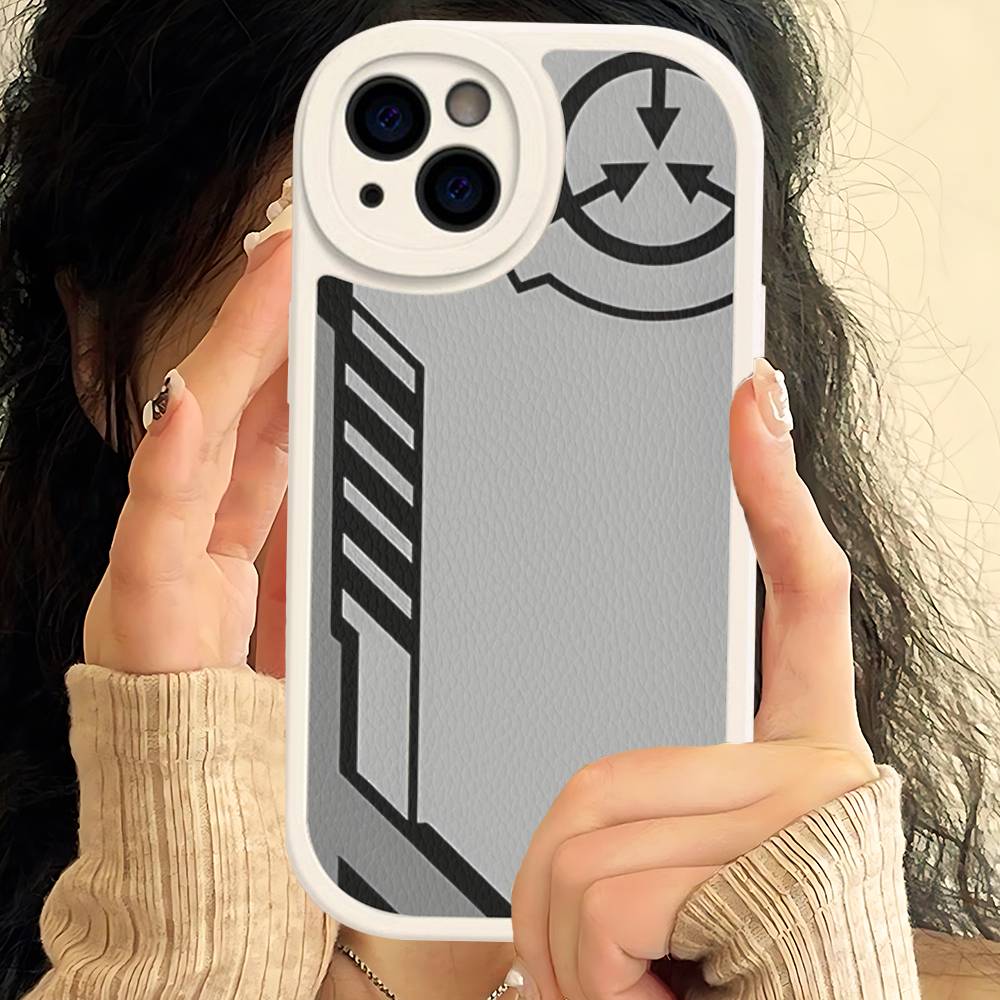 

SCP Foundation Game Sci Fi Phone Case For IPhone 16 15 14 13 12 11 Pro Max Plus Leather Shockproof Cover iphone 12pro