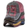 Color matching washed baseball cap embroidered baseball cap three-dimensional patch letter embroidery cap sun hat