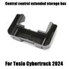 For Tesla Cybertruck 2024 2025 Center Console Storage Box Screen Rear Storage Box Expands Waterproof Car Interior Accessories