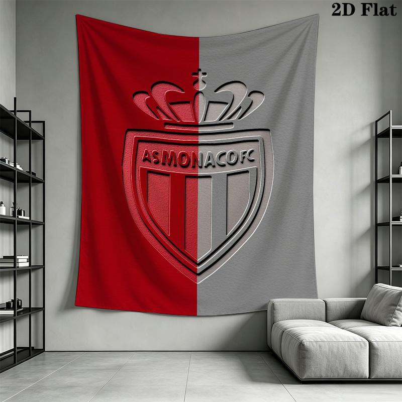 AS Monaco F Wall Tapestry Aesthetic Wall Hanging Printed Fabric Blanket Decorative Tapestries for Bedroom Living Room Home Decor