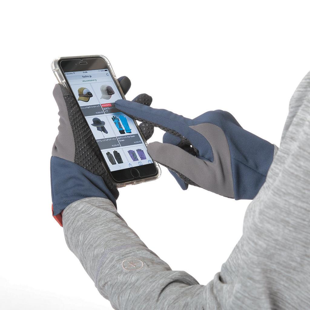 Foxfire Unisex Kokage Shield Glove for Touch 5520722 XS Screen, 046, Navy,