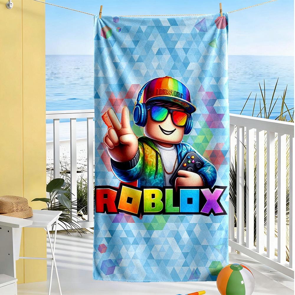 Roblox Beach Towel Quick-Dry Soft Microfiber Comfortable Lightweight