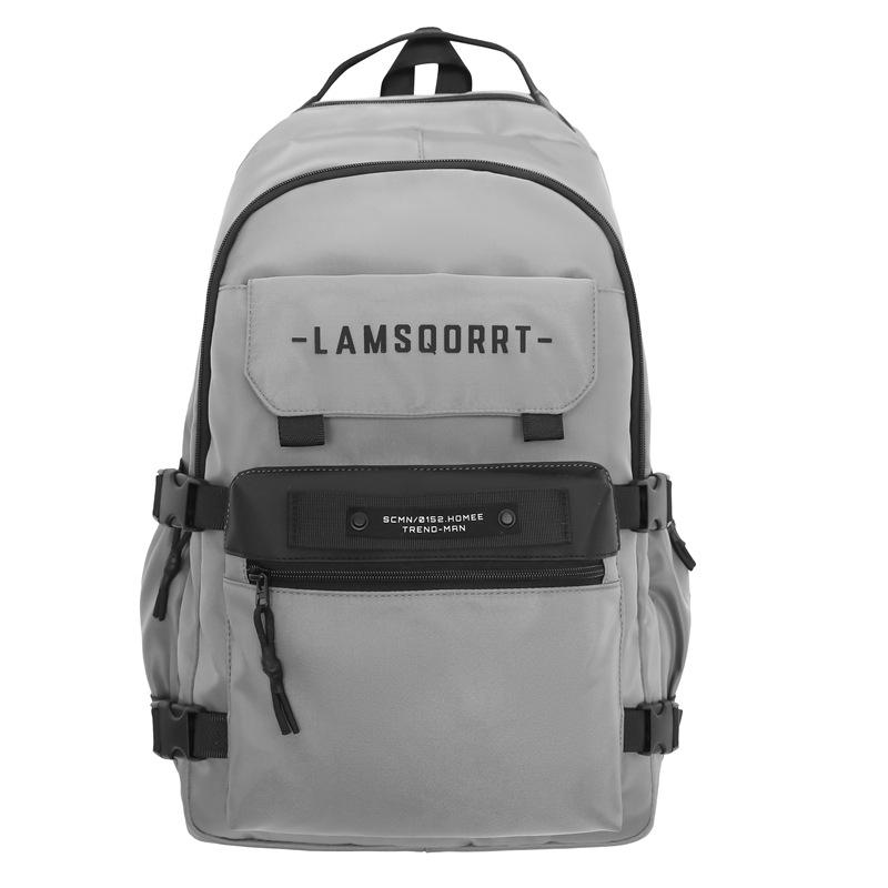 Boys Backpack Student Junior High School Backpack Large Capacity Backpack Daily Matching Travel Simple Leisure Backpack