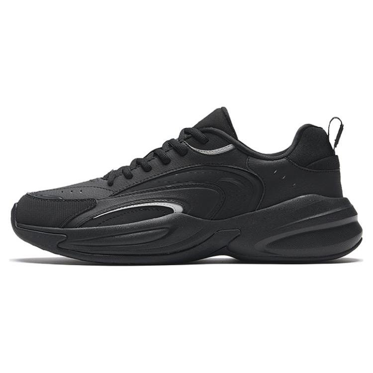 

Anta ACE Slip Resistant, Abrasion Resistant, Breathable Low top Chunky Sneakers Men s Black Gray 912338802-5 42