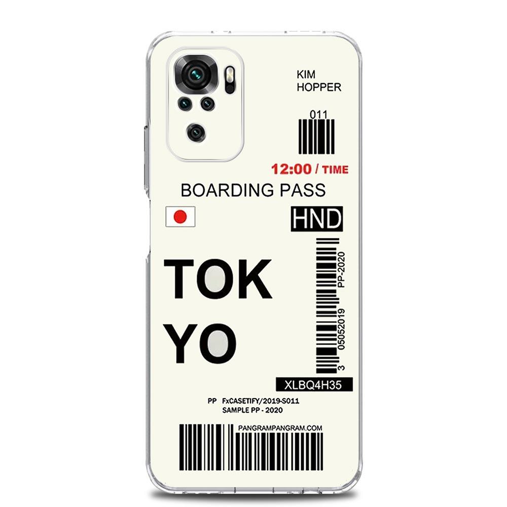 Phone Case For Xiaomi Redmi Note 15 14 13 12 4G 10 11 Pro Plus 5G 14C 13C 12C 10C World City Travel Ticket New York Label