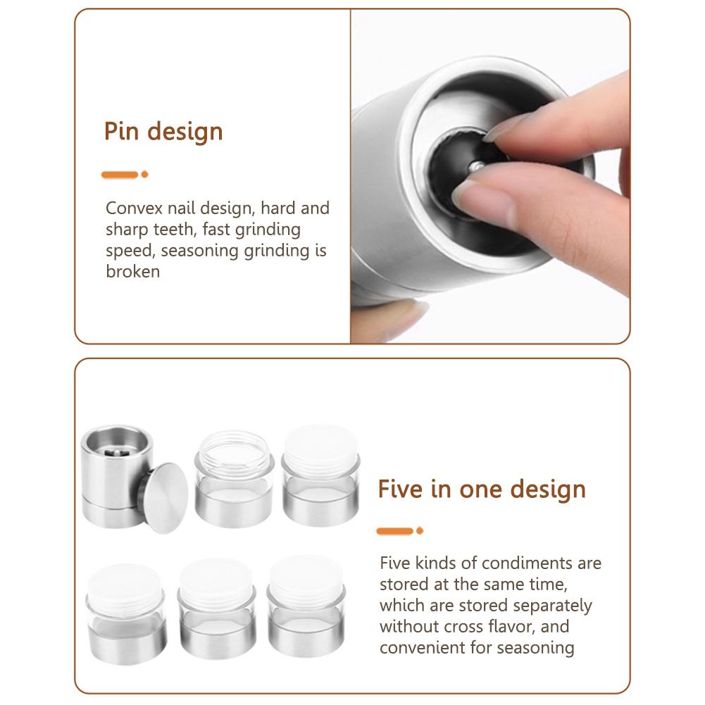 2 шт. мини открытый кемпинг баночки для специй бутылка портативный барбекю пикник специи — фото 12