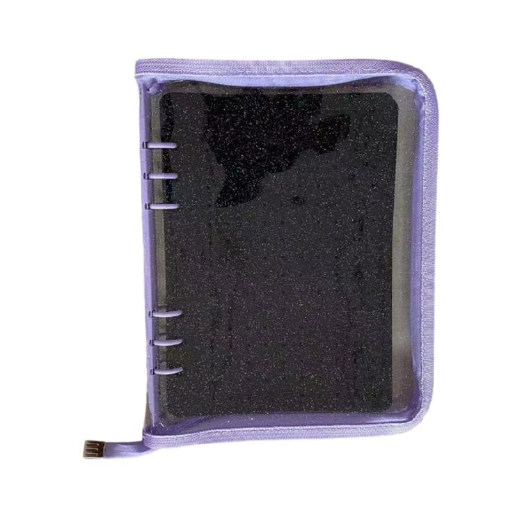 Practical Pin Collection Book 8 Pages Travel Friendly Brooch Organizer with Clear Cover Brooch Storage Book Felt Texture