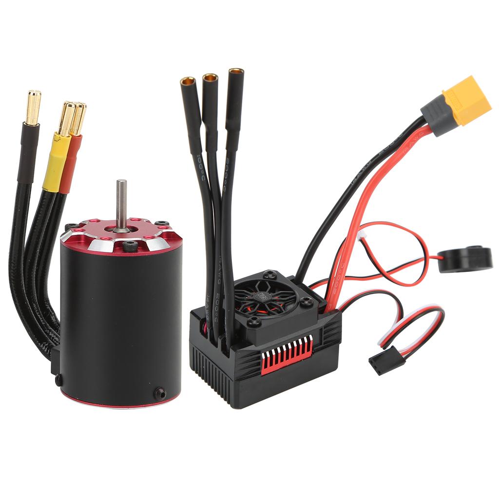 3650 Supersonic Brushless Motor 60A ESC Temperature Sensor Set 3650 4350KV Brushless Motor for 110