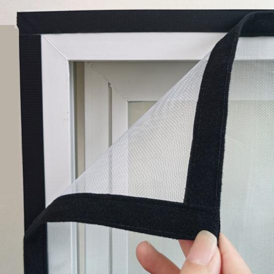 Window Replacement Universal Kit Mosquito-proof Fastener Screen Fit DIY Adjustable Mesh