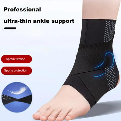 1 Stück Knöchelstütze, Stabilisator, elastisch, atmungsaktiv, Kompressionsgurt für Arthritis, Achillessehnenentzündung, Plantarfasziitis, Gelenkschmerzen, Knöchelbandagen