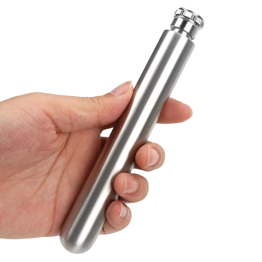 Flasks Wine Whisky Bottle Stainless Steel Tubular Wine Pot 1.5oz Portable Wine Bottle Portable Wine Bottle  Whiskey Bottle