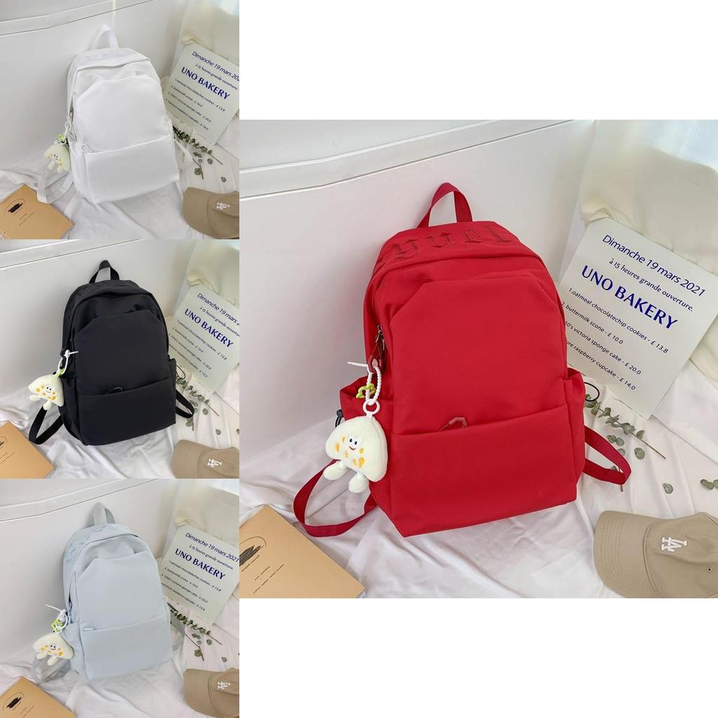 Nylon Large Capacity Backpack For Teens With Waterresistant Design And 14in Laptop Storage