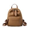 Leather Backpack Women'S Large Capacity Annual Fashion Versatile First Layer Cowhide Casual Backpack