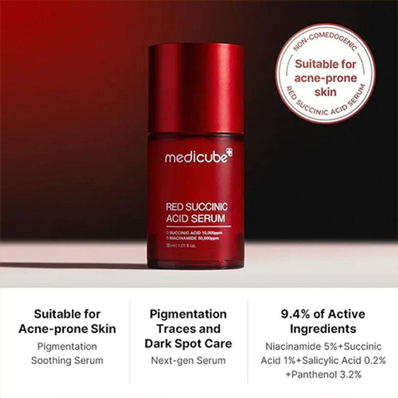 [MEDICUBE] Red Succinic Acid Serum 30ml