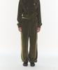 REST&RECREATION Velvet Jogger Pants - Khaki