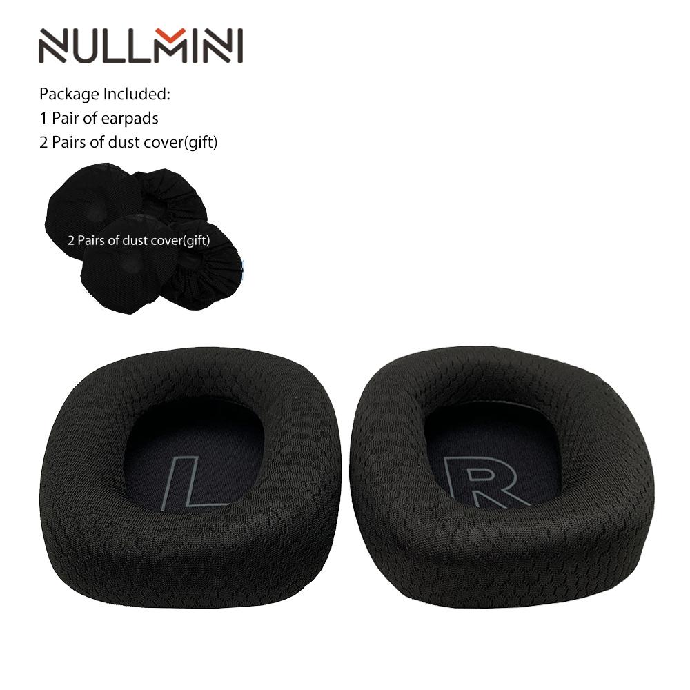 NullMini Replacement Earpads for Logitech G733 Wireless Headphones Sleeve Headband Earphone Earmuff чёрный